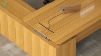 IULTRA Grand bureau debout électrique blanc en forme de L pour bureau à domicile Design moderne avec double moteur et contrôle de la mémoire pour les coins