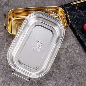 Compartimiento de acero inoxidable 304, plato para aperitivos de <span class=keywords><strong>pollo</strong></span> fritado, cuenco reutilizable para <span class=keywords><strong>salsa</strong></span>, logotipo personalizado, prevención de caída, 1/2 - Product Image 4