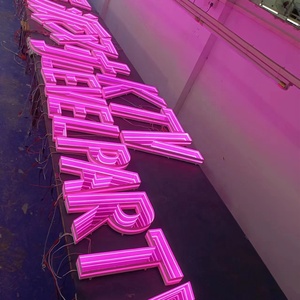 Abyss gương ánh sáng Hộp tùy chỉnh đầy màu sắc Acrylic neon ánh sáng LED chiếu sáng biểu tượng thư dấu hiệu - Product Image 5