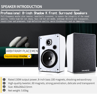 YK-610 5.1 Haut-parleur de cinéma maison Film professionnel K son surround subwoofer haut-parleur Boîte en bois indépendante KTV haut-parleur passif