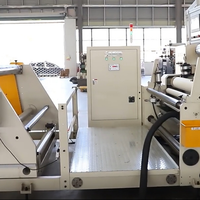 Machine de revêtement et de laminage automatique de la paraffine et de la cire d'abeille pour la fabrication de papier d'emballage pour sandwichs et savons