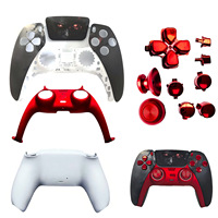 Coque de remplacement avant et arrière pour manette PS5 – Pièces de réparation pour console de jeu, boîtier de manette, accessoires de boutons DIY