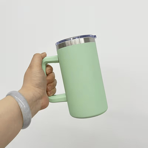 20 oz Stainless Steel Tumbler <b>Mug</b> With Handle Vacuum <b>Insulated</b> Travel Coffee Cup Sublimation Gift Cup - Product Image 3