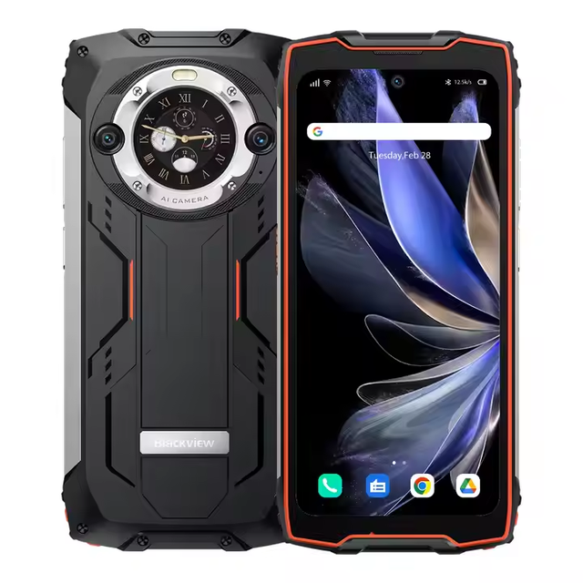 Blackview BV9300 Pro Android 13 Rugged Smartphone 12GB+256GB Water Resistant GSM LTE LCD Display 15080mAh Battery