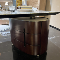 Bureau de direction moderne de luxe, mobilier de bureau haut de gamme, ensemble table et chaise de bureau de luxe pour projet de villa ou d'hôtel, directement de l'usine