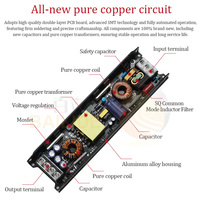 Alimentation à découpage BLD 200W 12V16.6A 24V8.3A à facteur de puissance élevé pour éclairage extérieur de caissons lumineux et panneaux publicitaires