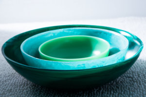 Ciotola fatta a mano in resina con marmo effetto giada utensili da cucina eco-friendly per la decorazione domestica per alimenti freddi marmellata di <span class=keywords><strong>insalata</strong></span> gelato - Product Image 3