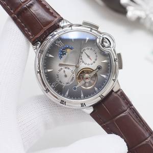 <span class=keywords><strong>Reloj</strong></span> Mecánico Automático de Lujo con Tourbillon Hueco, Puntero de Cristal, Acero Inoxidable, Resistente al Agua 3BAR, Estilo Cartieres - Product Image 4