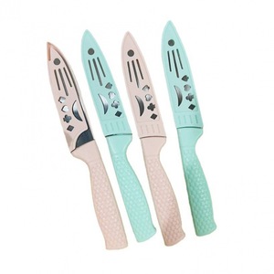 New Nordic-style fruit knife, mesh stainless steel fruit peeler, kitchen and household knife set with plastic handle. - Product Image 5