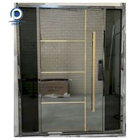 Puerta Corrediza de Aluminio Prima Slim Frame, Resistente al Agua, Estilo Minimalista para Decoración Moderna del Hogar, Apartamento, Sala de Estar