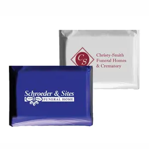 promotional advertising cheap wallet style tissue custom printed handkerchief wallet tissues