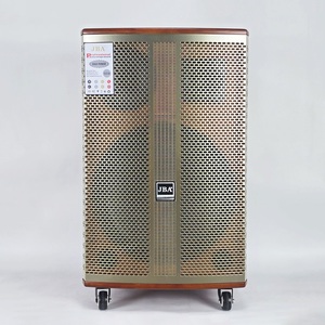 SK-8615A High Power 15 Inch <strong>DJ</strong> <strong>Speaker</strong> with Wireless Microphone <strong>Mini</strong> Wooden Karaoke Machine - Product Image 3