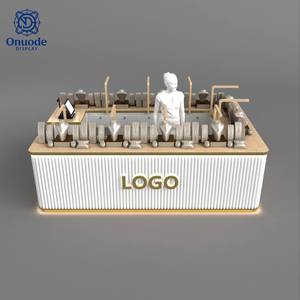 Kiosco de Joyería y Accesorios Personalizados |   Puesto de Venta de Joyería de Lujo |   Mostrador con Pantalla LED y Accesorios para Comercios Minoristas - Product Image 4
