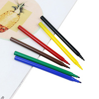 Ensemble de stylos aquarelle professionnels BECOL, 6 couleurs, pointe feutre non toxique, écologique, marqueur de dessin pour étudiants, stylo pour enfants