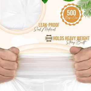 ถุงขยะใสขนาด 30-33 แกลลอน 500 ใบ สำหรับใช้ในบ้าน สำนักงาน และเชิงพาณิชย์ - Product Image 5