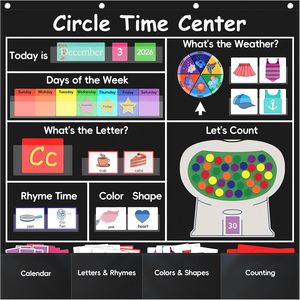 Calendario de Bolsillo para el Centro de Aprendizaje Circle Time, Educativo para Preescolar - Product Image 2