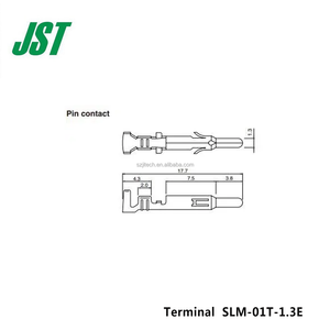 SLM-01T-1.3E JST ピンコンタクト錫メッキ 20-26 AWG 圧着スタンプ加工 - Product Image 6