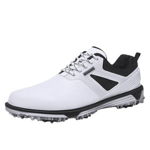 White Mesh <b>Golf</b> Shoes with Blue Yellow Accents Rubber Outsole Unisex Spring Breathable Sport Sneakers - Product Image 4