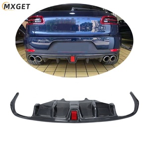 Cho 2011-21 năm PORSCHE <span class=keywords><strong>MACAN</strong></span> sợi carbon phía sau môi với đèn phía sau Spoiler phía sau môi - Product Image 3