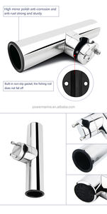 Fabricant d'accessoires de bateau le plus populaire matériel marin <span class=keywords><strong>support</strong></span> de canne à pêche en acier inoxydable 316 <span class=keywords><strong>pour</strong></span> bateau - Product Image 3