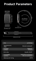 Pulsera Inteligente sin Pantalla KR96 PRO, Monitor de Salud con Temperatura, Componentes Sanguíneos y ECG, Reloj Resistente al Agua 3ATM, Banda de Seguimiento de Actividad Física