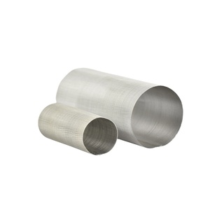 Reverse Dutch Weave Screen Tube 20 to 100 Micron Stainless Steel Filter Cylinder for High Flow <b>Filtration</b> - Product Image 1