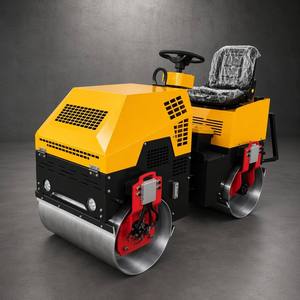 Rodillo Vibratorio Diésel FYL-850, Mini Compactador de Doble Tambor de Acero para Proyectos de Mantenimiento Municipal - Product Image 5