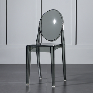 Victoria Gespenstststühle transparente Esszimmerstühle bjflamingo Acryl <span class=keywords><strong>Louis</strong></span> schwarzer Gespenststuhl - Product Image 1