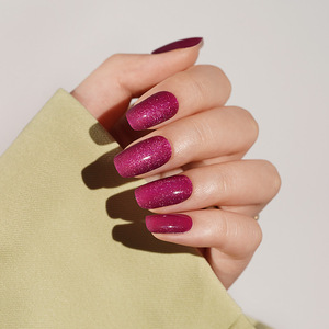 Гель-наклейки для ногтей TPO Free, стойкие, однотонные, водостойкие, не требуют УФ-лампы, без HEMA, полуготовые - Product Image 3