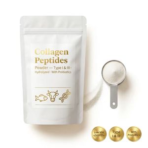 <span class=keywords><strong>Collagène</strong></span> en poudre certifié Halal GMP pour la santé des articulations, anti-âge, pour la peau, les cheveux, les ongles et l'intestin, avec probiotiques, marque privée OEM - Product Image 1