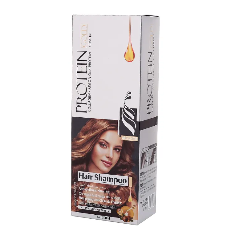 HOT SELL LANA SHAMPOO PROTEIN GOLD SHAMPOO 3 IN1 HAAR SHAMPOO, MIT COLLAGEN PROTEIN KERATIN ARGON OIL PRO SULPHATE FREI