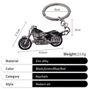 Porte-clés en alliage d'aluminium à prix d'usine, porte-clés en métal en forme de moto pour cadeau promotionnel - Product Image 3