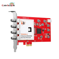 Catvscope TBS6909-X V2 DVB-S2X Tarjeta Sintonizadora PCIe de 8 Canales, Receptor de Satélite Digital, Tarjeta de Transmisión IPTV FTA