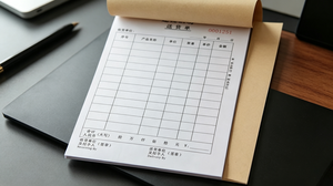 Carnet <span class=keywords><strong>de</strong></span> factures et <span class=keywords><strong>de</strong></span> reçus pré-numéroté sans carbone personnalisé en gros avec couverture en rouleau <span class=keywords><strong>de</strong></span> kraft - Product Image 5