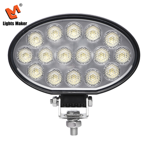 Lámpara de Trabajo para Tractor Agrícola, 64W, 6.6 Pulgadas, LED Ovalado, 5800LM, Haz de Luz Amplio, Resistente al Agua, para Montacargas y Remolques, 0905-64 - Product Image 1