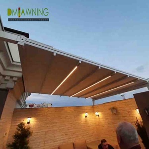 Pergola pliante imperméable à commande à distance <span class=keywords><strong>de</strong></span> conception moderne, auvent <span class=keywords><strong>de</strong></span> jardin - Product Image 2