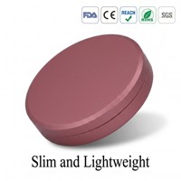 Boîte à snus ultra-fine de poche, usinée CNC, en aluminium, avec joint hermétique, 18 mm, plus de 30 couleurs, OEM, conteneur à snus de précision