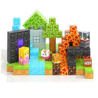 Cube Magnétique Carré À Faire Soi-Même Mon Monde Blocs de Construction Magnétiques Jouet d'Assemblage pour Enfants Puzzle de Blocs Magnétiques pour Enfants