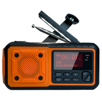 Multifunctionele noodinternetradio voor buitengebruik Ingebouwde luidspreker Digitaal display Telefoon opladen Leeslamp Zaklamp SOS