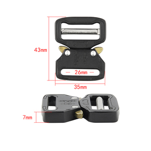 Chất Lượng Cao 26Mm Kim Loại Khóa Chiến Thuật Độ Bền Kéo Cao Kim Loại Mạnh Mẽ Có Thể Điều Chỉnh Màu Phát Hành Nhanh Chóng Vành Đai Khóa 1Inch - Product Image 1