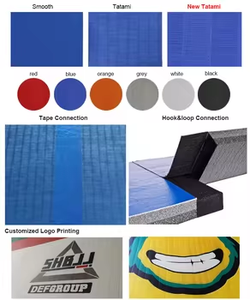 テコンドーオリンピック競技輸出のための柔軟なレスリングPVC表面Bjjロールアップマットグラップリング柔術畳マッテン - Product Image 3
