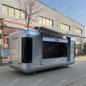 Carrito de Comida Móvil Personalizado, Remolque de Comida de Alta Visibilidad para Calles Turísticas y Centros Comerciales, Pintura Automotriz Resistente al Agua y al Calor - Product Image 3