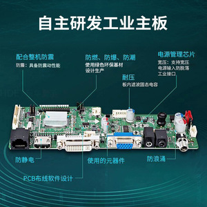 LH101-MV100 จอแสดงผลอุตสาหกรรมแบบติดตั้งบนยานพาหนะ 1280x800 USB DVI HDMI VGA ใช้ในเชิงพาณิชย์กันกระแทกกันฝุ่น - Product Image 1