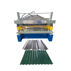 Machine de fabrication de tuiles à double couche pour toiture en acier galvanisé (<span class=keywords><strong>IBR</strong></span>) pour l'Amérique du Nord - Product Image 1