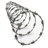 Système de barrière de sécurité premium en acier galvanisé, grillage barbelé pour la construction de murs et la protection contre les foules