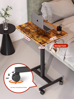Bureau d'ordinateur portable ergonomique moderne en fer, réglable en hauteur par vérin à gaz, portable et mobile, pour usage commercial 1