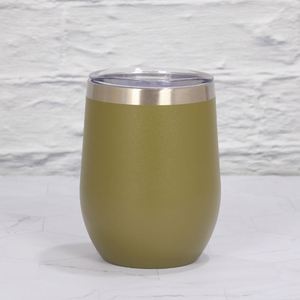 Verre à vin isotherme en acier inoxydable de qualité alimentaire 350 ml – Cadeau d'anniversaire pour les aventures en plein air ASM09 - Product Image 1