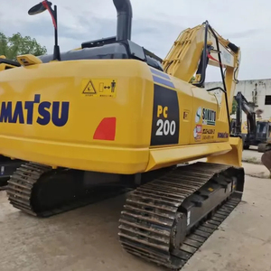 Komatsu รถขุดตีนตะขาบไฮดรอลิกแบบใช้ PC200-8 20ตันพร้อมส่วนประกอบเครื่องยนต์หลักและเกียร์ - Product Image 1