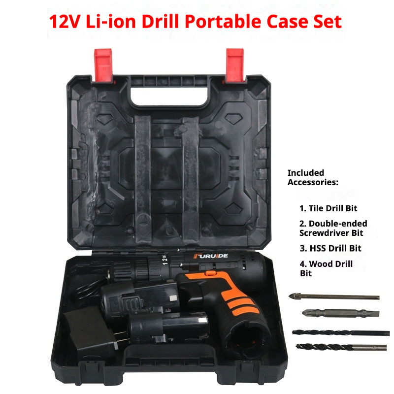 Custodia in plastica portatile*12V a velocità singola 1 batteria