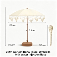 Parasol triangulaire à pompons pour extérieur, plage, jardin et terrasse, conçu pour les vendeurs de rue et les stands de marché